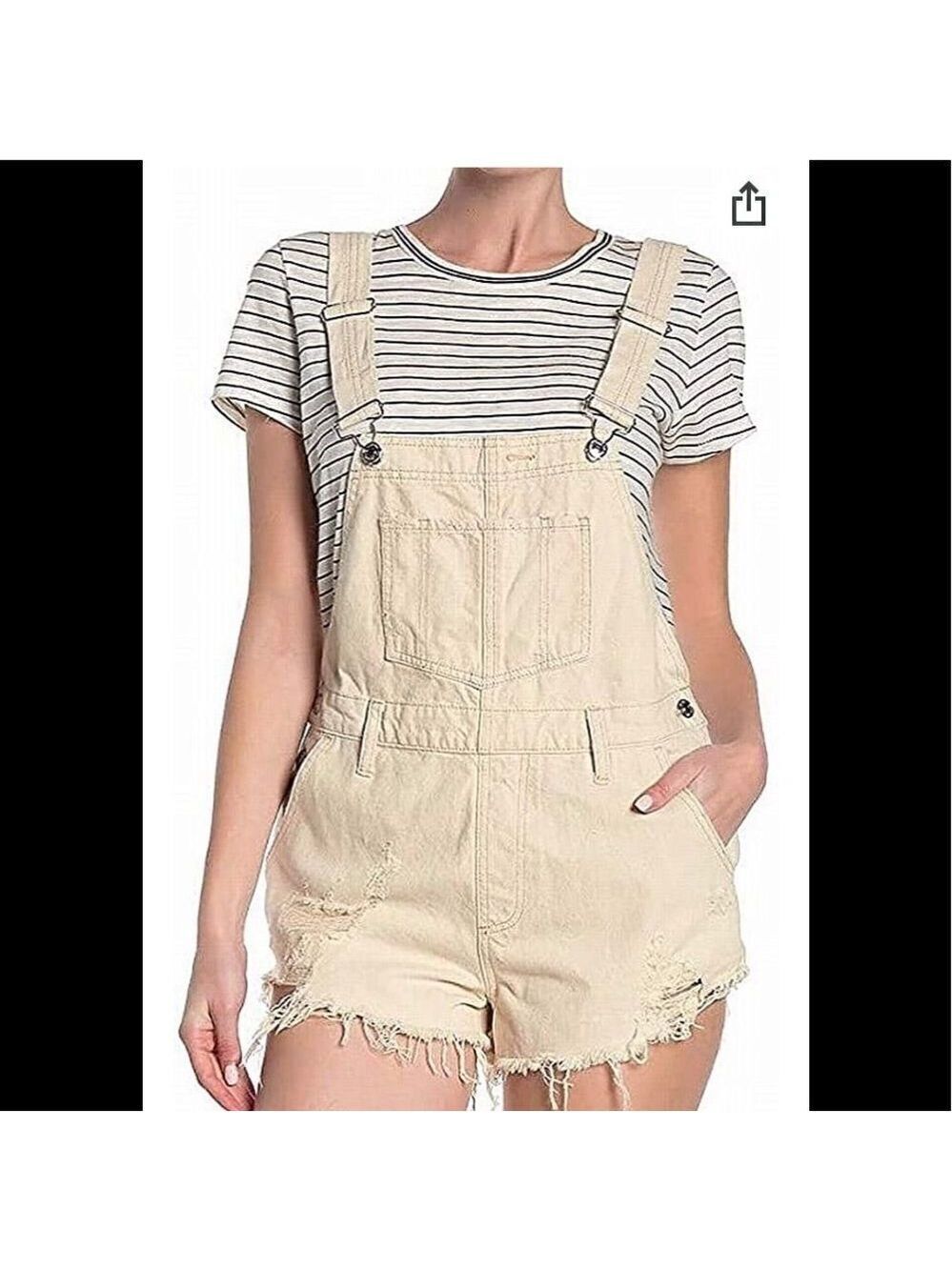 Free people overall shorts